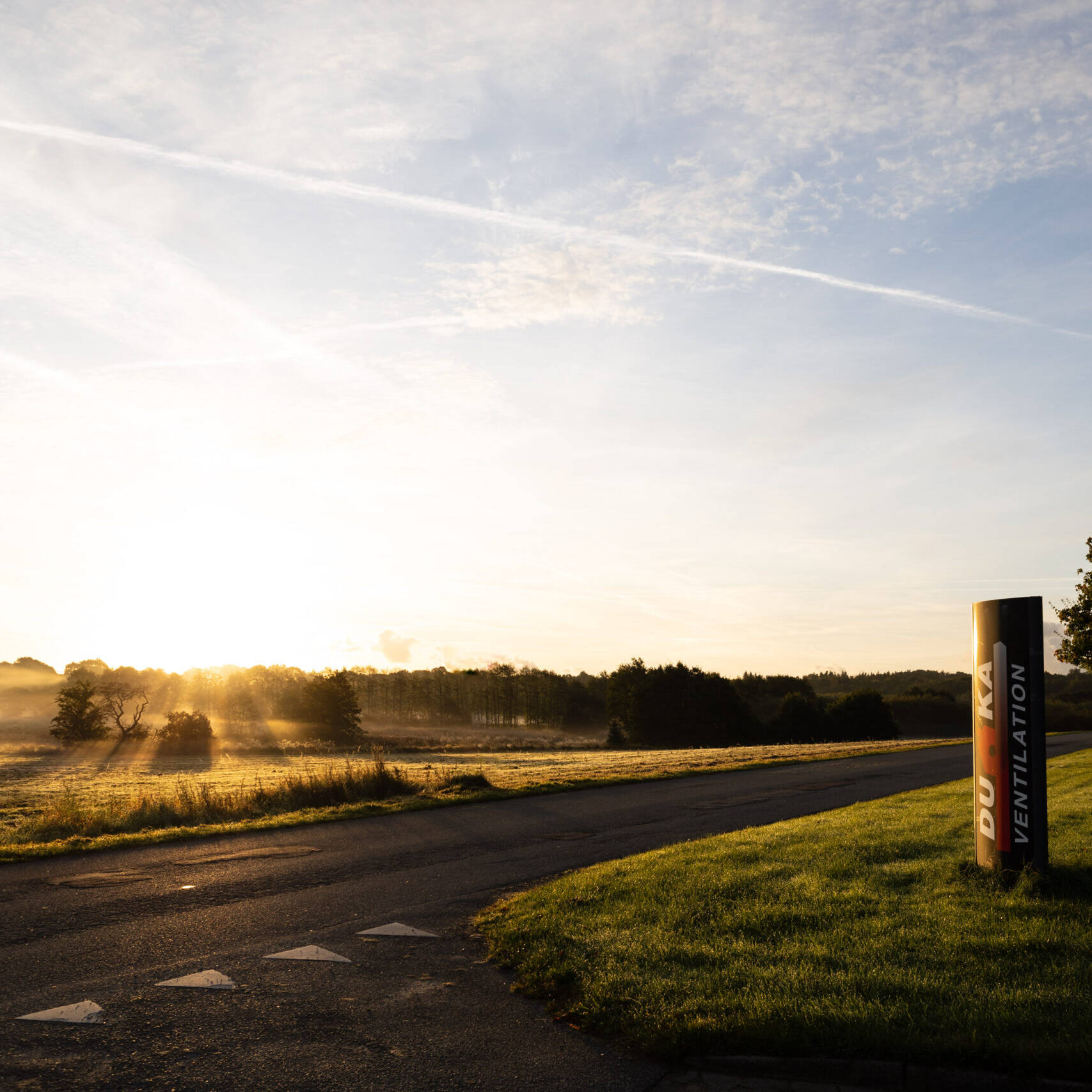 Utsikt från DUKA Ventilations lokaler