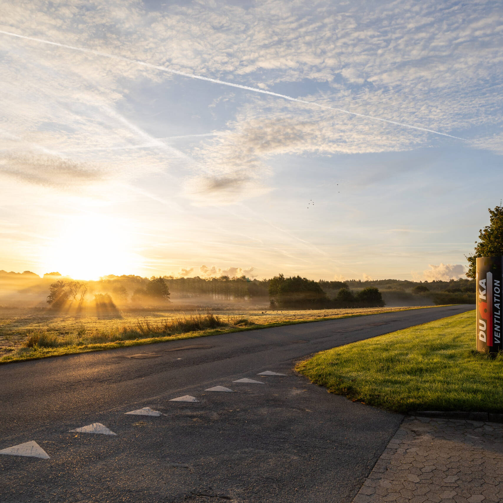 Utsikt från DUKA Ventilations lokaler